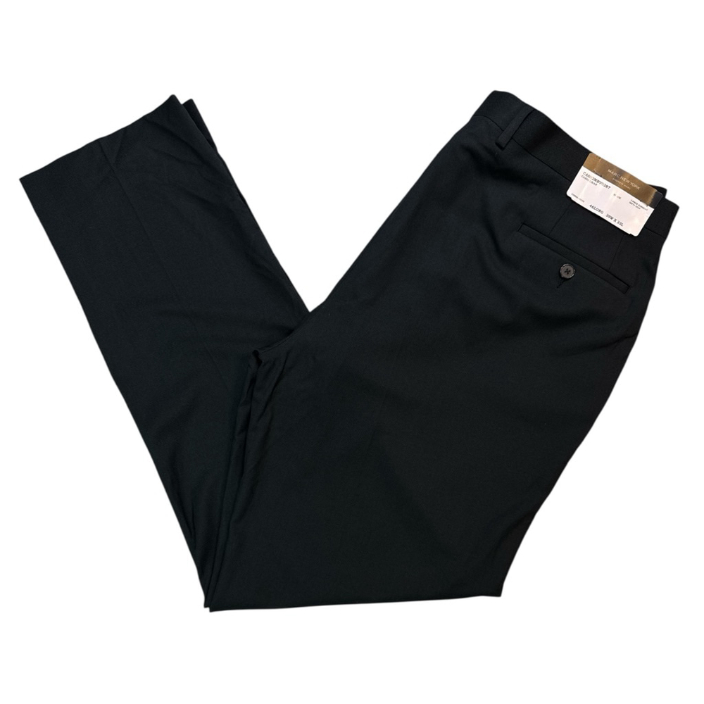 MARC NEW YORK Casselman Modern Fit Suit Pants Black Micro-Grid Size 39 x 33